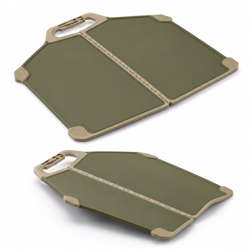 Fold-and-Pour Camping Chopping Board