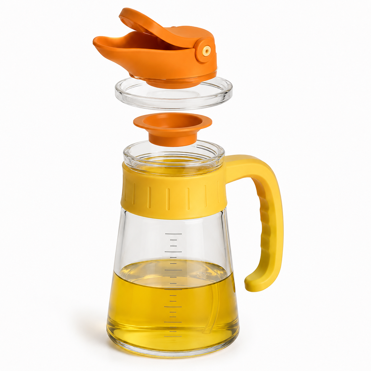 Duck-Beak Controlled Oil Dispenser