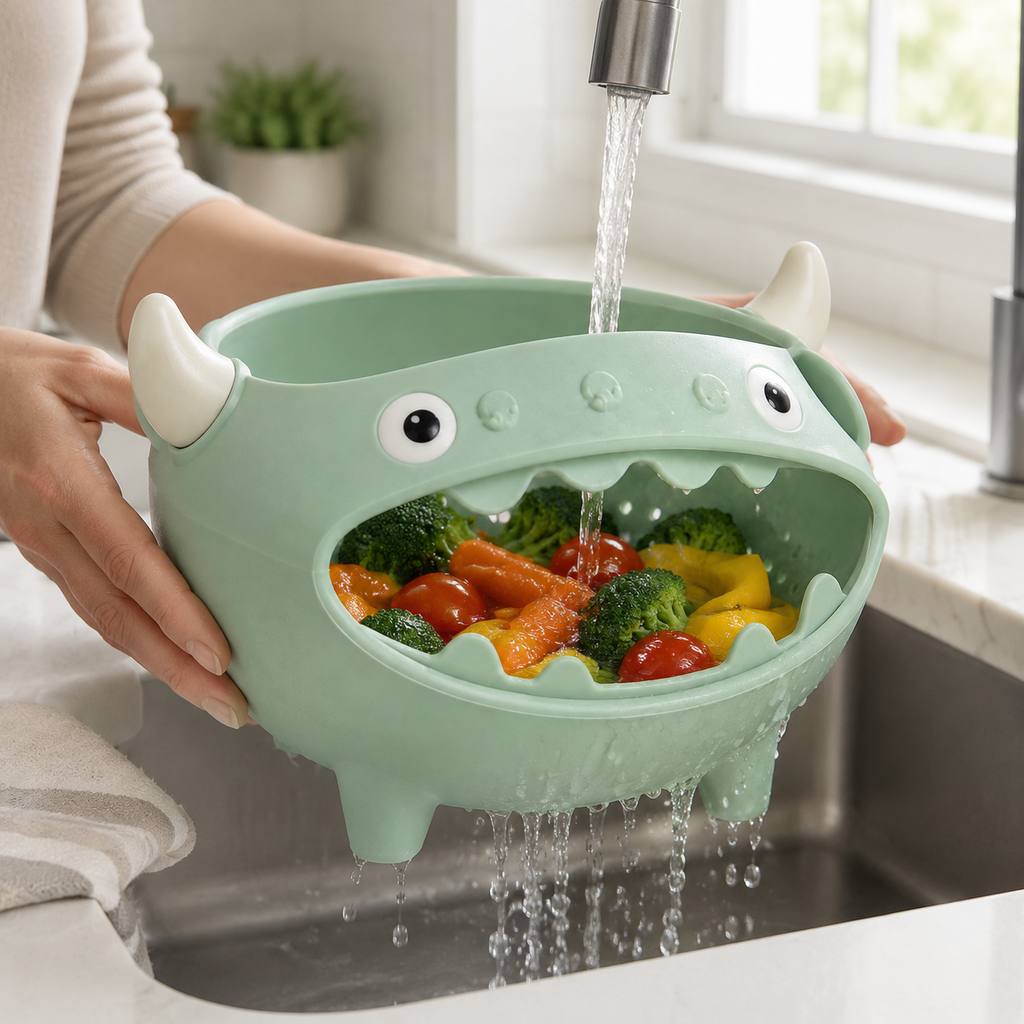Monster Mouth Colander Bowl