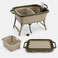 Fold-Flat Camp Wash Station