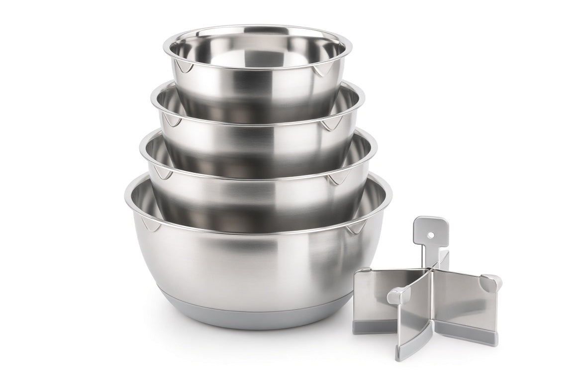 Nesting Stainless Steel Prep Bowl Set, 4-Piece